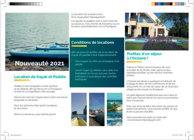 L'Oceane Panzió Le Pouliguen Kültér fotó